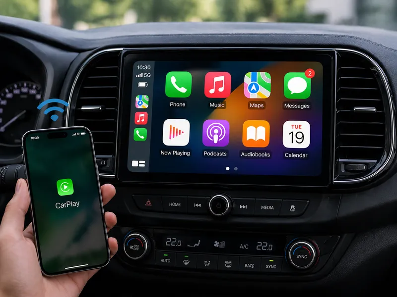 Fast wireless pairing with smartphone